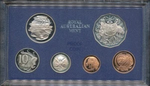 Juego de 6 monedas Australia 1984 prueba - Embalaje y certificado originales - Imagen 1 de 3