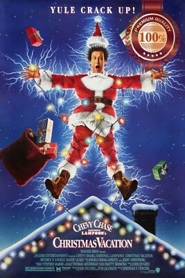 NATIONAL LAPOONS CHRISTMAS VACATION  ORIGINAL CINEMA MOVIE PRINT PREMIUM POSTER Foto 1 de 4