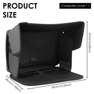 Adjustable Computer Privacy Cover Laptop Shade Multifunctional Laptop Sun CrrTB - Picture 1 of 11