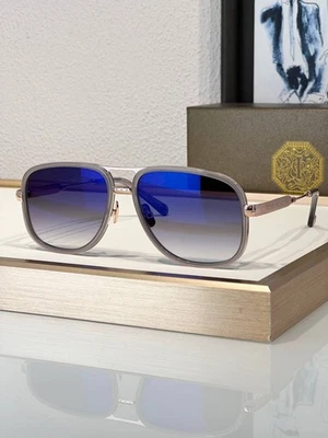 Gafas de sol de lujo Stefano Ricci SG18U/lente azul degradado/marco de metal para hombre/auténticas Foto 1 de 4