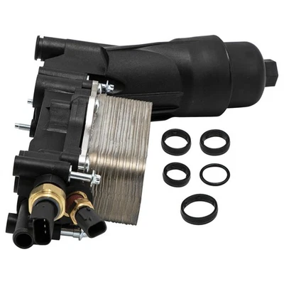 Carcasa adaptadora de filtro de aceite de motor para Ram 1500 2500 3500 2014-2017 68105583AF Foto 1 de 4