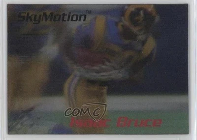 1996 Skybox SkyMotion Isaac Bruce #SM6 HOF - Image 1 of 2