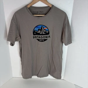 Patagonia Graphic T-Shirt, Large, Slim Fit, Grau, Kurzarm - Bild 1 von 6