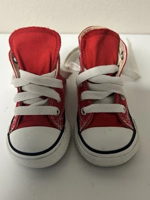 Zapatos ALTOS CONVERSE ALL STAR Bebé Rojo Talla 4 Foto 1 de 4