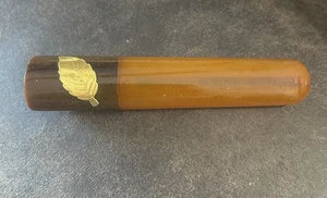 Natural Baltic Amber & 10K Cigarette Holder Vintage Excellent 3 3/4” - Picture 1 of 4