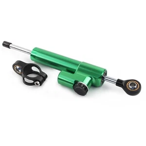 Green CNC Steering Damper Stabilizer For Kawasaki Ninja 250 2008-2012 2011 2010 - Picture 1 of 7