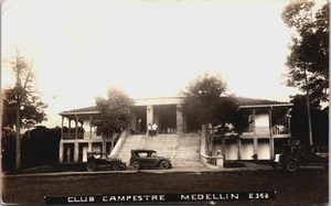 Colombia Club Campestre Medellin RPPC B275 - Picture 1 of 2