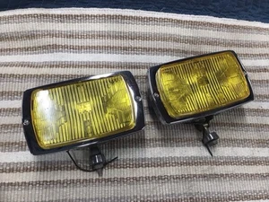 RARE Vintage CIBIE 175 Fog Lights Yellow IODE VW BMW Ferrari Alfa Romeo Rally - Picture 1 of 10