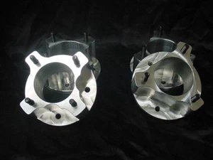 YAMAHA RAPTOR 50 & 80 BILLET WHEEL SPACERS 2 INCH MADE IN USA - Picture 1 of 5