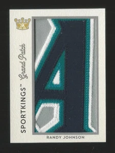 2020 SportKings Grand Patch Randy Johnson Mariners GU Letterman Patch True 1/1 - Picture 1 of 2