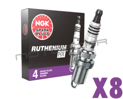 8x NGK Ruthenium HX 94567 Spark Plugs (TR5AHX) - image 1 of 4