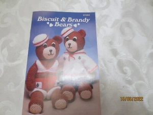 New Biscuit & Brandy Bears  Crochet pattern Booklet # 87B84 - Picture 1 of 2