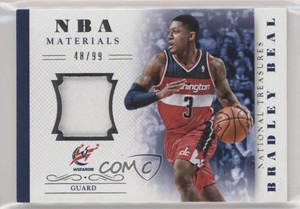 2013-14 Panini National Treasures NBA Material /99 Bradley Beal #7