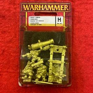 Warhammer Games Workshop Dwarf Cannon Metal Classic Sealed 1999 BNIP - Picture 1 of 6