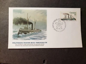 Icebreaker NORTHERN LIGHT, PEI, Canada 1968 Naval Cover Fleetwood Cachet - Picture 1 of 2