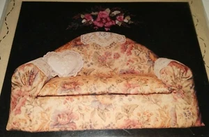 'From Rags to Stitches' Pattern 'No-Sew Sofa' Doll Sofa Instructions VTG 1996 UC - Picture 1 of 3