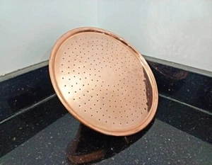 Shower head unlacquered solid copper , shower head, copper shower head, outdoor - Picture 1 of 7
