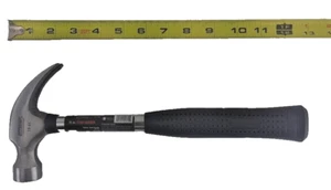 16-OZ 12-1/2" Long Curved Claw Nail Pulling Rugged Tubular Steel Handle Hammer - Picture 1 of 6