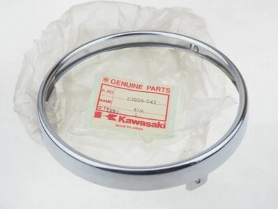 Llanta de faros G4TR KL250 KS125 KM100 KE100 KE125 KE175 KE250 Kawasaki 23006-042 Foto 1 de 4