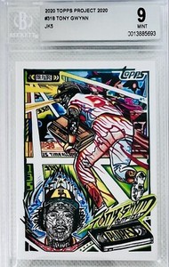 Topps Project 2020 Tony Gwynn By JK5 Card #318 BGS 9 Mint Limited Low Pop 🔥