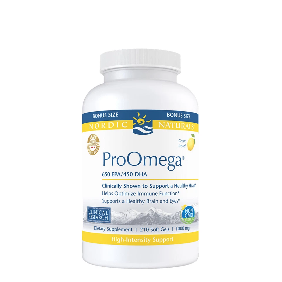 Nordic Naturals ProOmega Dietary Supplement - 210 Softgel (PUS-14121)