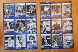 1991 Sports Illustrated For Kids Cards Sports Legends Uncut Sheet Series 1 x2