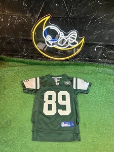 Reebok Jerricho Cotchery 89 New York Jets Green Football Jersey Youth Size Small - Picture 1 of 5