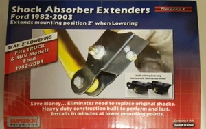 1982-2003 Ford F100 F150 Expedition Rear Shock Extenders Extensions Lowering Kit - Picture 1 of 4