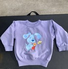 2001 Viacom Nickelodeon Blues Clues Kids Sweater Y2K Flawed Sold As Is