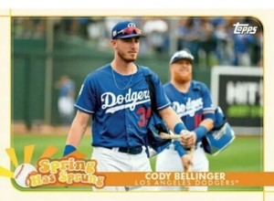 CODY BELLINGER 2020 Topps Opening Day Spring Has Sprung SP 5x7 /49 DODGERS 