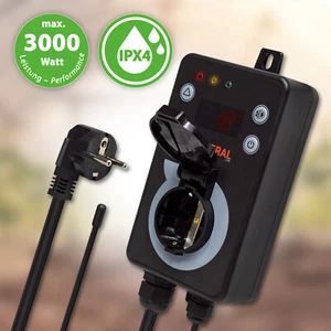 Universalthermostat Temperaturregler Gewächshaus Terrarium Aufzucht Thermostat - Bild 1 von 10