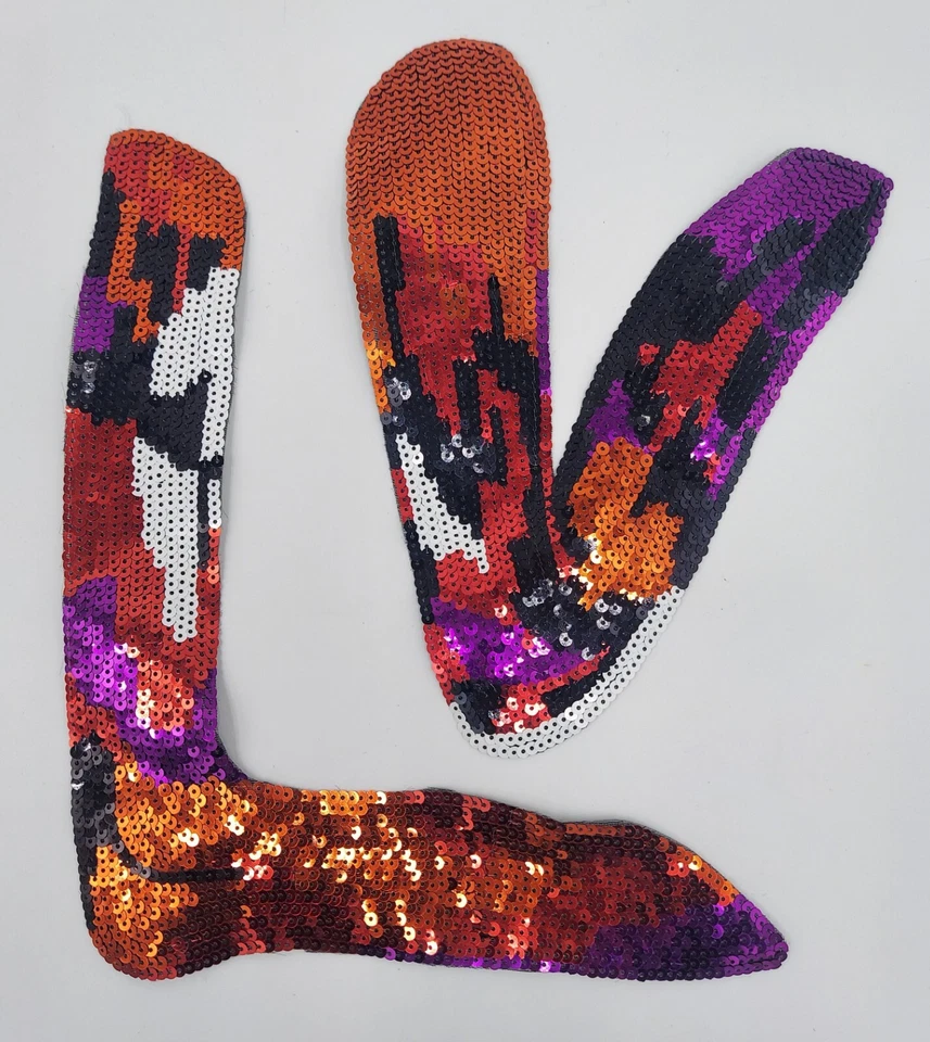 Red LV: Sequin Patch (M384) - Image 1 of 1