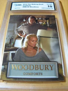 THE WALKING DEAD 2014 WOODBURY COMFORTS # WB-08 GRADED 10 - Picture 1 of 1