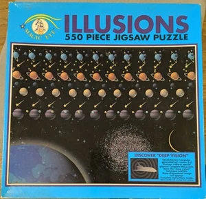 550 Puzzle Occhio Magico "ILLUSIONI" 550 Pezzi Puzzle "NUOVO" Visione Profonda - Foto 1 di 5
