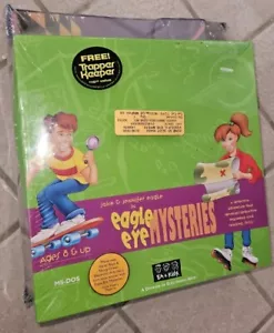 MS Dos PC Game Eagle Eye Mysteries W/ Trapperkeeper Sealed HTF Vintage 1993 - Picture 1 of 13