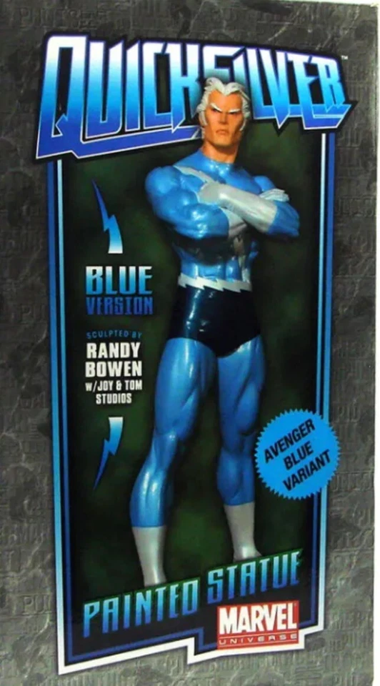 ESTATUA QUICKSILVER BOWEN DESIGNS TAMAÑO COMPLETO VARIANTE AZUL VENGADORES Foto 1 de 1