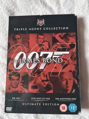 James Bond Ultimate Edition- Dr. No/Live And Let Die/Die Another Day 3xDVD 6disc - Image 1 of 4