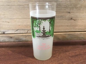 Vintage The Court Of Two Sisters New Orleans LA Restaurant Frosted Hi-ball Glass - Picture 1 of 8