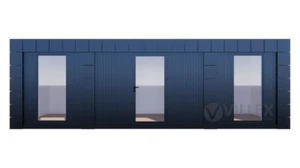 Bürocontainer kaufen - 8,0 m x 3,0 m Villex - mit Elektrik + Klimaanlage – NEU! - Bild 1 von 10