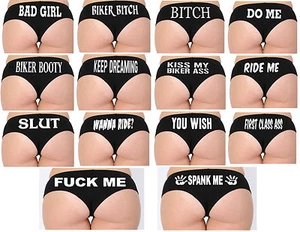 Women's SEXY HOT Boy Shorts Black Booty Underwear Panties Sexy 4 Way Stretch ! - Foto 1 di 14