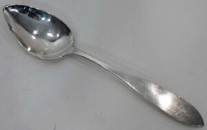 1800's GERMANY Antique "LR" HALLMARK Coin .812 STERLING SILVER Serving Spoon