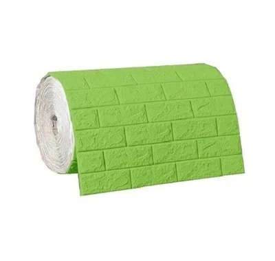 Pegatina de pared de ladrillo para azulejos 3D autoadhesiva impermeable panel de espuma papel tapiz Foto 1 de 4