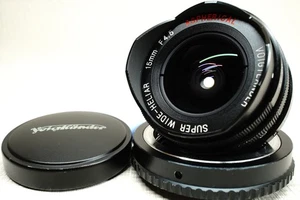 [Top MINT] Voigtlander SUPER WIDE HELIAR 15mm F4.5 ASPH Lens Leica ｗ/adapter JPN - Picture 1 of 24