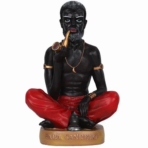 12" Papa Candelo Afro-Caribbean Spirit Resin Figure - Picture 1 of 2