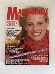 Mademoiselle Magazine October 1980 - Carole Kurzin Cover - Picture 1 of 8