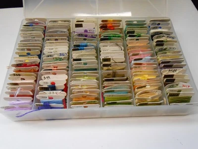 DMC Embroidery Floss Cross Stitch Carded Thread Floss Box 142 Cards - Image 1 of 4