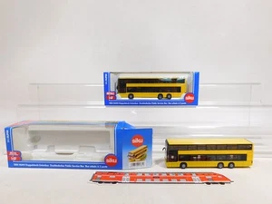 DW659-1# 2x Siku Super H0 1:87 1884 Doppelstock-Linienbus Bus MAN NEUW+OVP - Bild 1 von 5