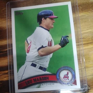 2011 Topps Update #US41 Lou Marson Walmart Blue Border - Picture 1 of 2