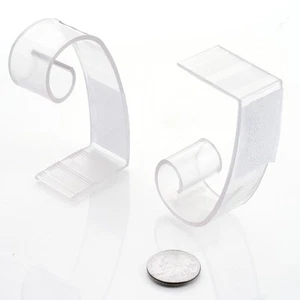 36 pcs Clear 3" Plastic TABLE SKIRT CLIPS Wedding Party Tradeshow SALE - Picture 1 of 2