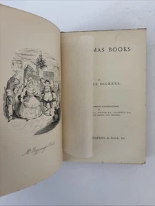 Charles Dickens Christmas Books Circa 1880 A Christmas Carol - Picture 1 of 11
